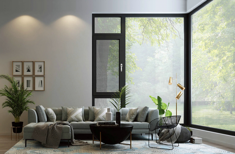 断桥窗纱一体平开窗 VS90