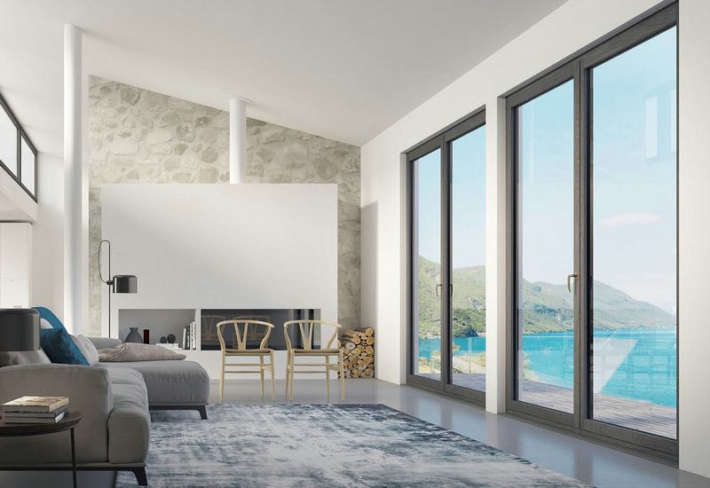 断桥窗纱一体平开门 VM108