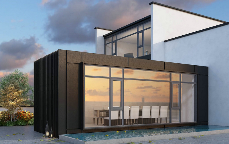 断桥窗纱一体平开窗 VS-115X